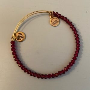 Garnet Alex and Ani bracelet